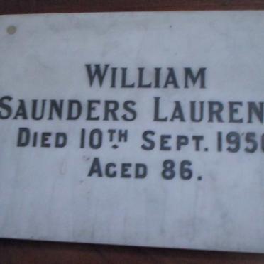 LAURENCE William Saunders -1950