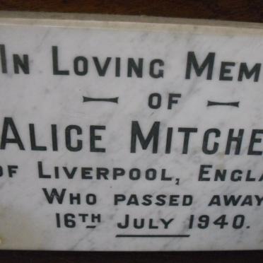MITCHELL Alice -1940