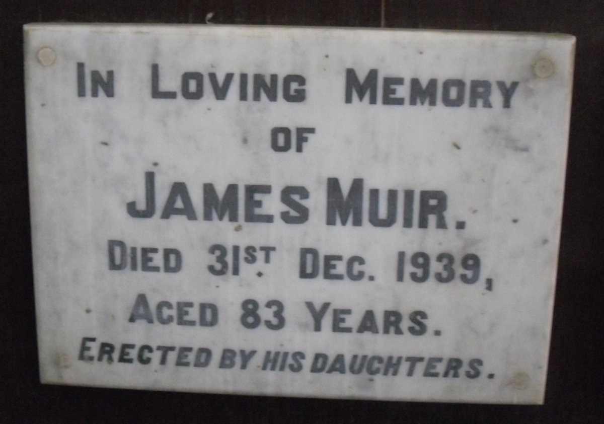 MUIR James -1939