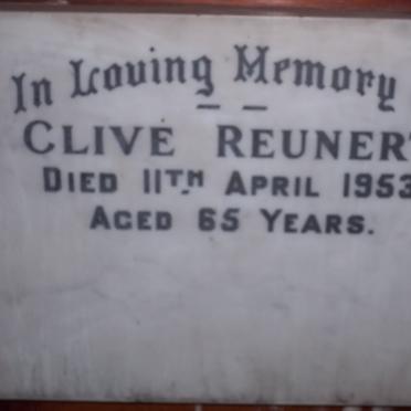 REUNERT Clive -1953