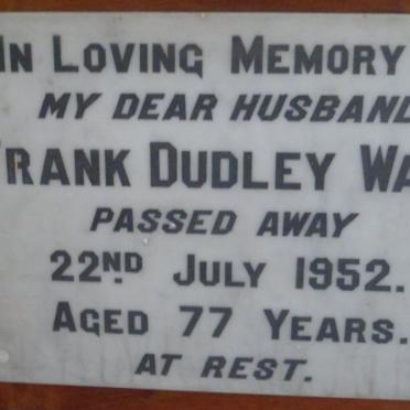 WARD Frank Dudley -1952