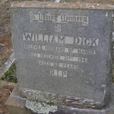 DICK William -1941