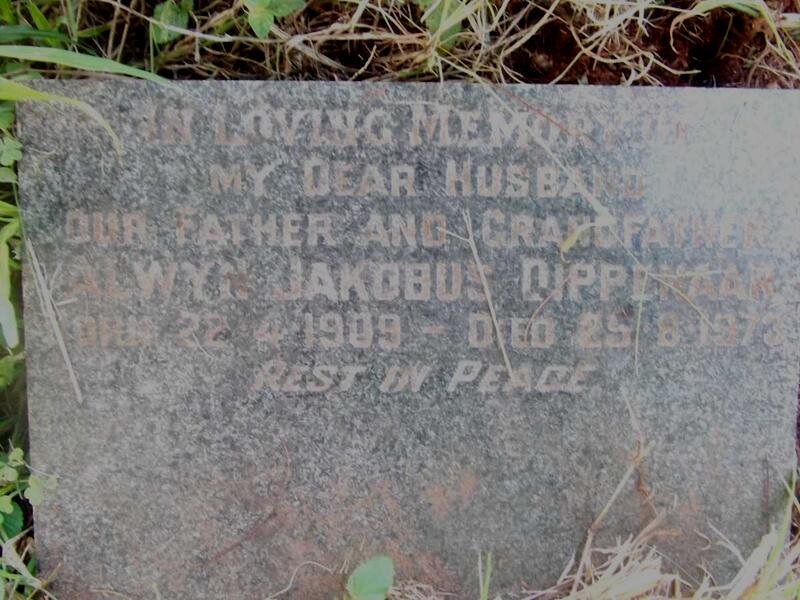 DIPPENAAR Alwyn Jakobus 1909-1973