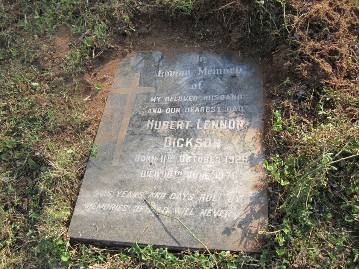 DICKSON Hubert Lennon 1926-1976