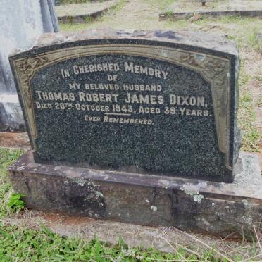 DIXON Thomas Robert James -1943