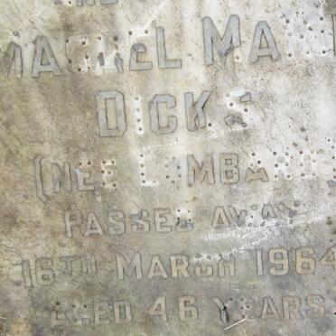 DICKS William -1970 &amp; Maggel Marie LOMBARD -1964