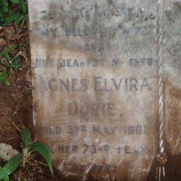 DURIE Agnes Elvira -1962