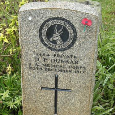 DUNBAR D.P. -1917