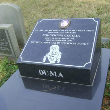 DUMA Nokuphiwa Cecilia 1960-2009
