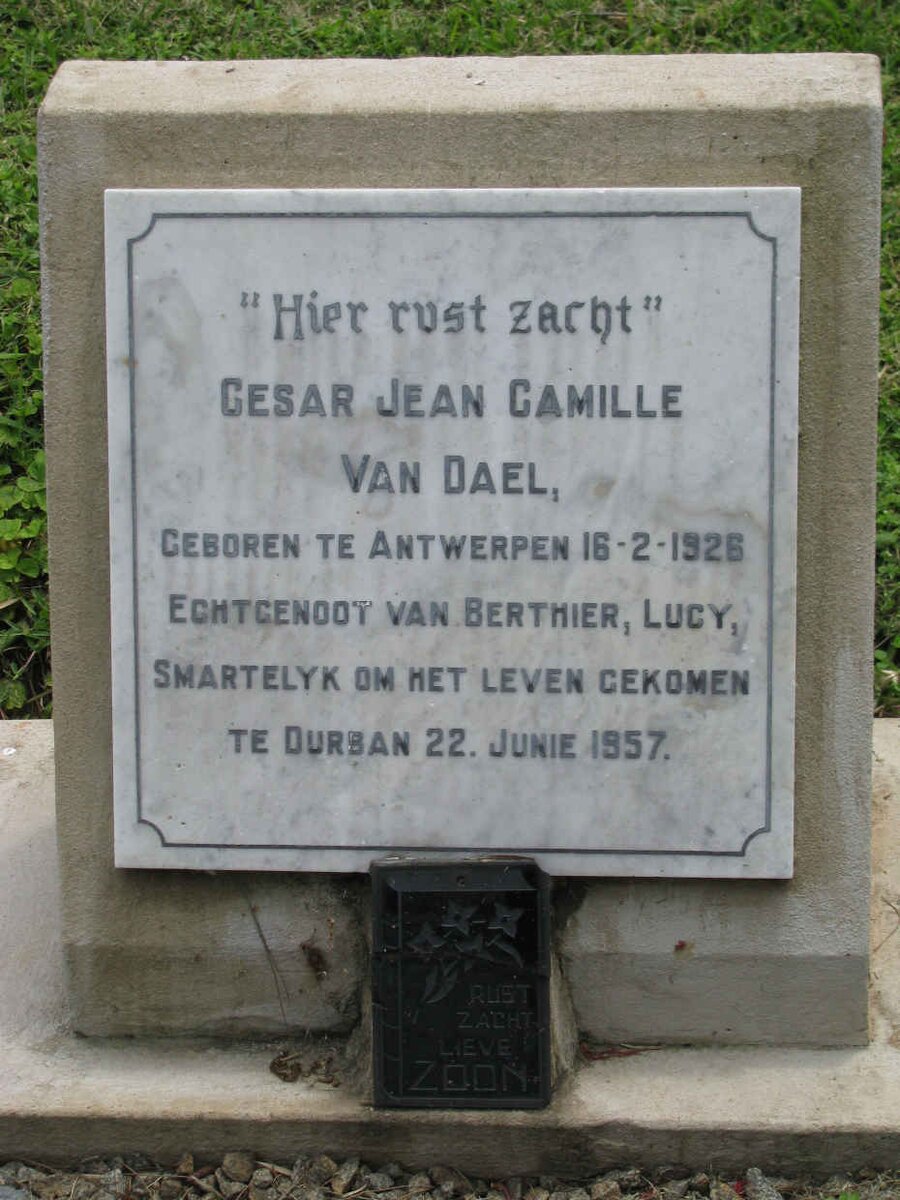 DAEL Cesar Jean Camille, van 1926-1957