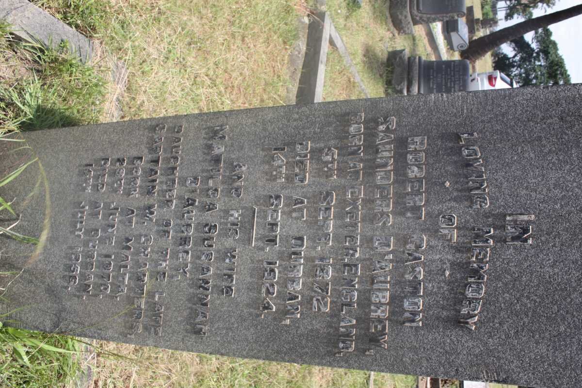 D'AUBREY Robert Gaston Saunders 1872-1924 &amp; Matilda Susannah CHARTERS 1870-1956