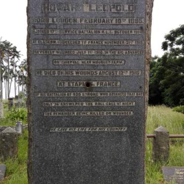 DAVIS Howard Leopold 1895-1916