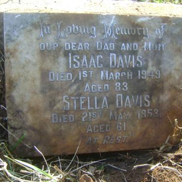 DAVIS Isaac -1949 &amp; Stella -1953