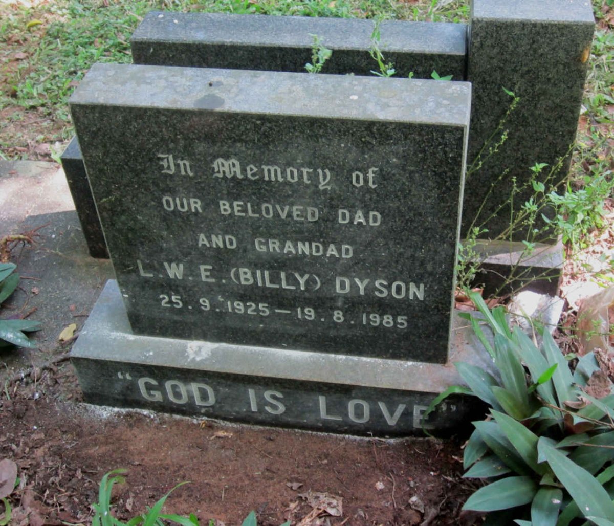 DYSON L.W.E. 1925-1985