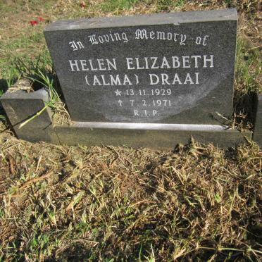 DRAAI Helen Elizabeth 1929-1971