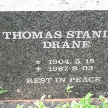 DRANE Thomas Stanley 1904-1967