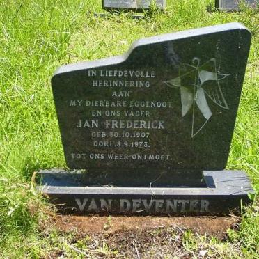DEVENTER Jan Frederick, van 1907-1973