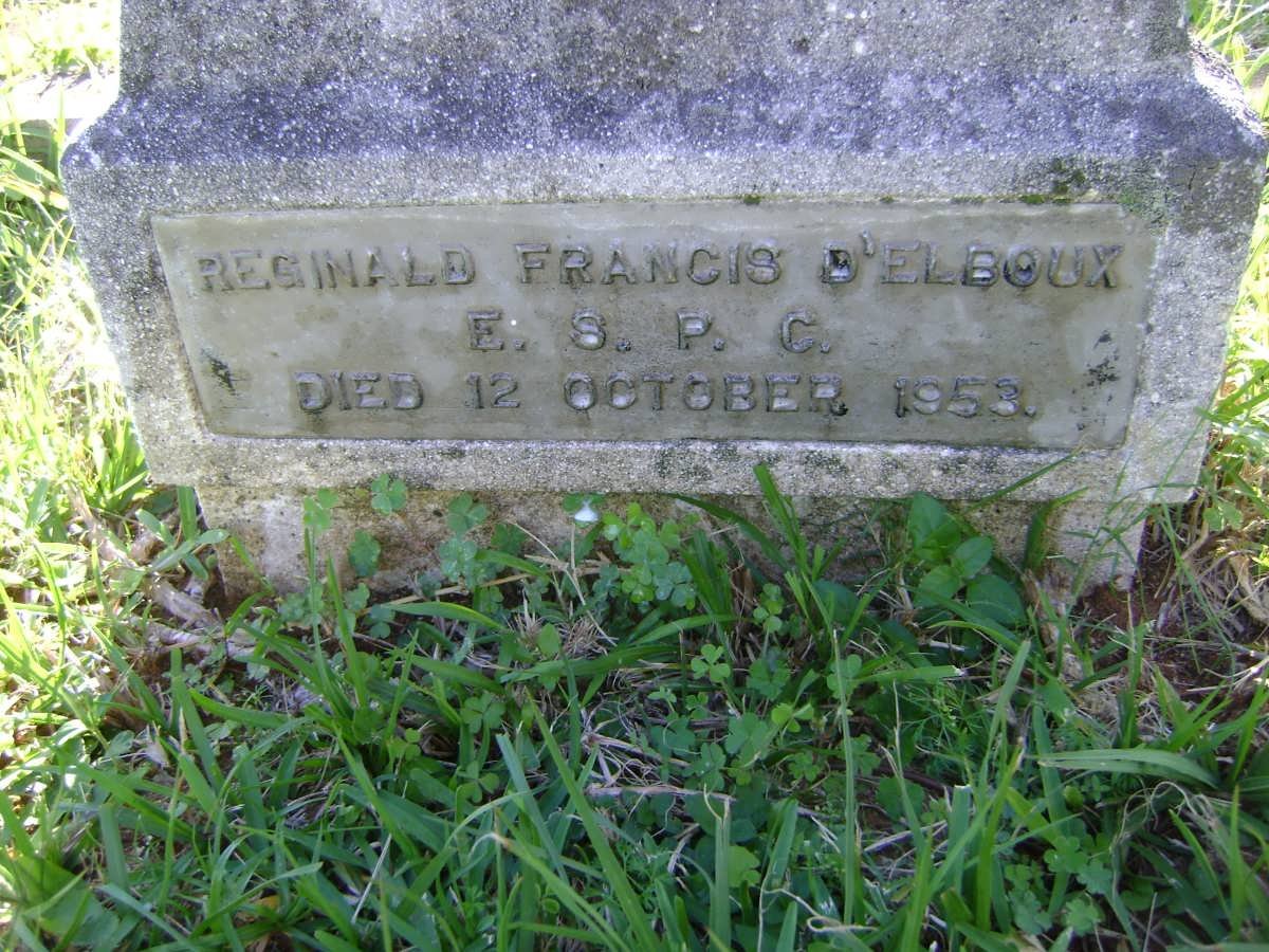 D'ELBOUX Reginald Francis -1953