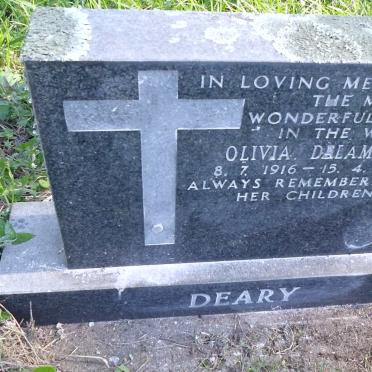 DEARY Olivia Dalamore 1916-1987