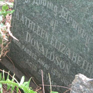 DONALDSON Kathleen Elizabeth -1938