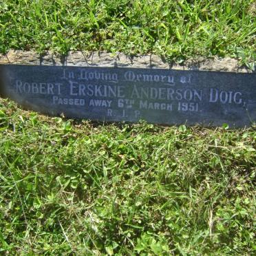 DOIG Robert Erskine Anderson -1951