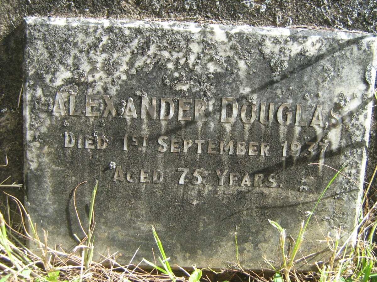 DOUGLAS Alexander -1937