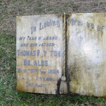 DONALDSON Thomas Royston -1964 