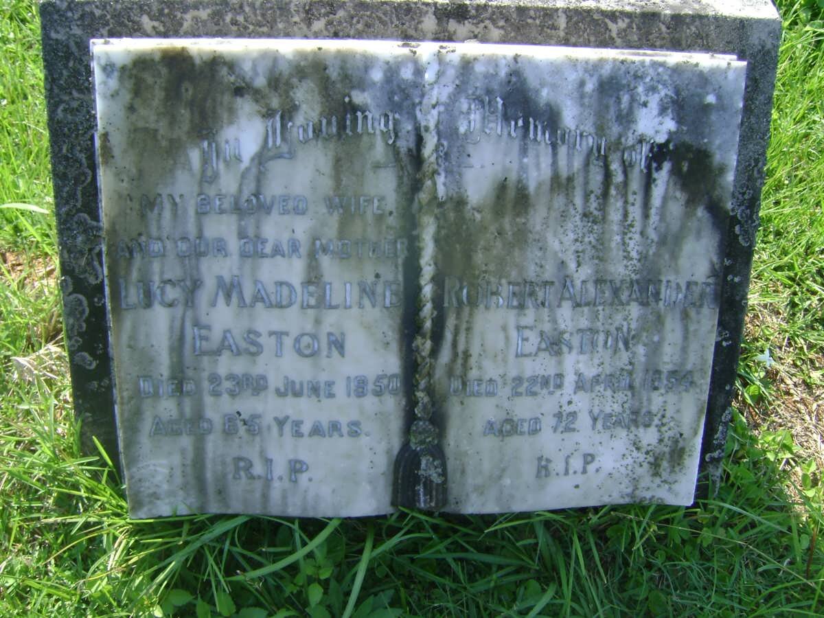 EASTON Robert Alexander -1954 &amp; Lucy Madeline -1950