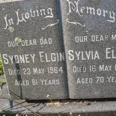 ELGIN Sydney -1964 &amp; Sylvia -1979 
