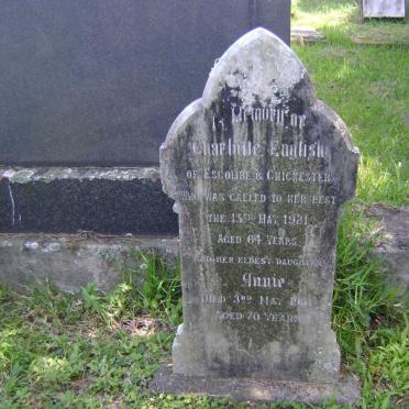 ENGLISH Charlotte -1921 :: ENGLISH Annie -1951