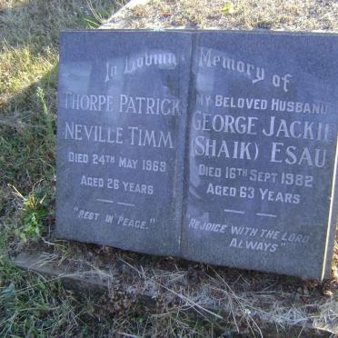 ESAU George Jackie -1982 :: TIMM Thorpe Patrick Neville -1969