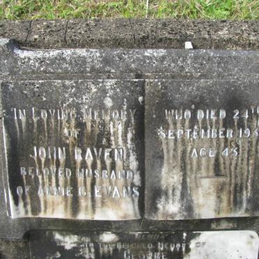 EVANS John Raven -1935