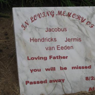 EEDEN Jacobus Hendricks Jermis, van -1968