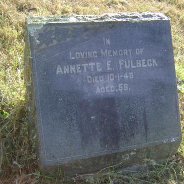 FULBECK Annette E. -1948