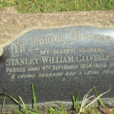 FIELD Stanley William Calverley -1954