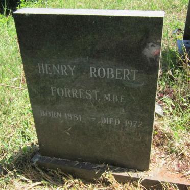FORREST Henry Robert 1881-1972