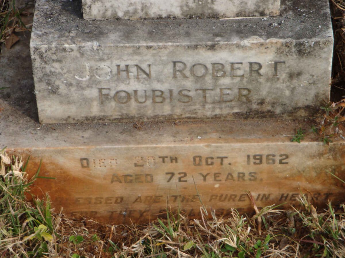 FOUBISTER John Robert -1962
