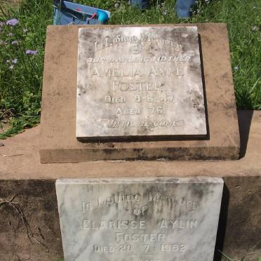 FOSTER Amelia Anne -1947 :: FOSTER Clarisse Aylin -1982