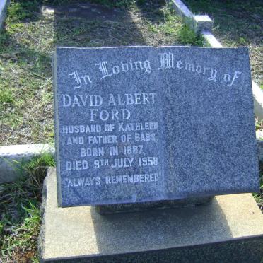 FORD David Albert 1887-1958