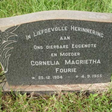 FOURIE Cornelia Magrietha 1904-1955