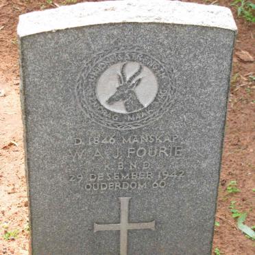 FOURIE W.A.J. -1942