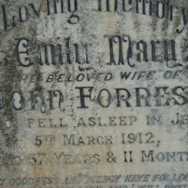 FORREST Emily Mary -1912