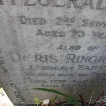 FAHY James Fitzgerald -1950 :: RINGROSE Doris formely FAHY -1962