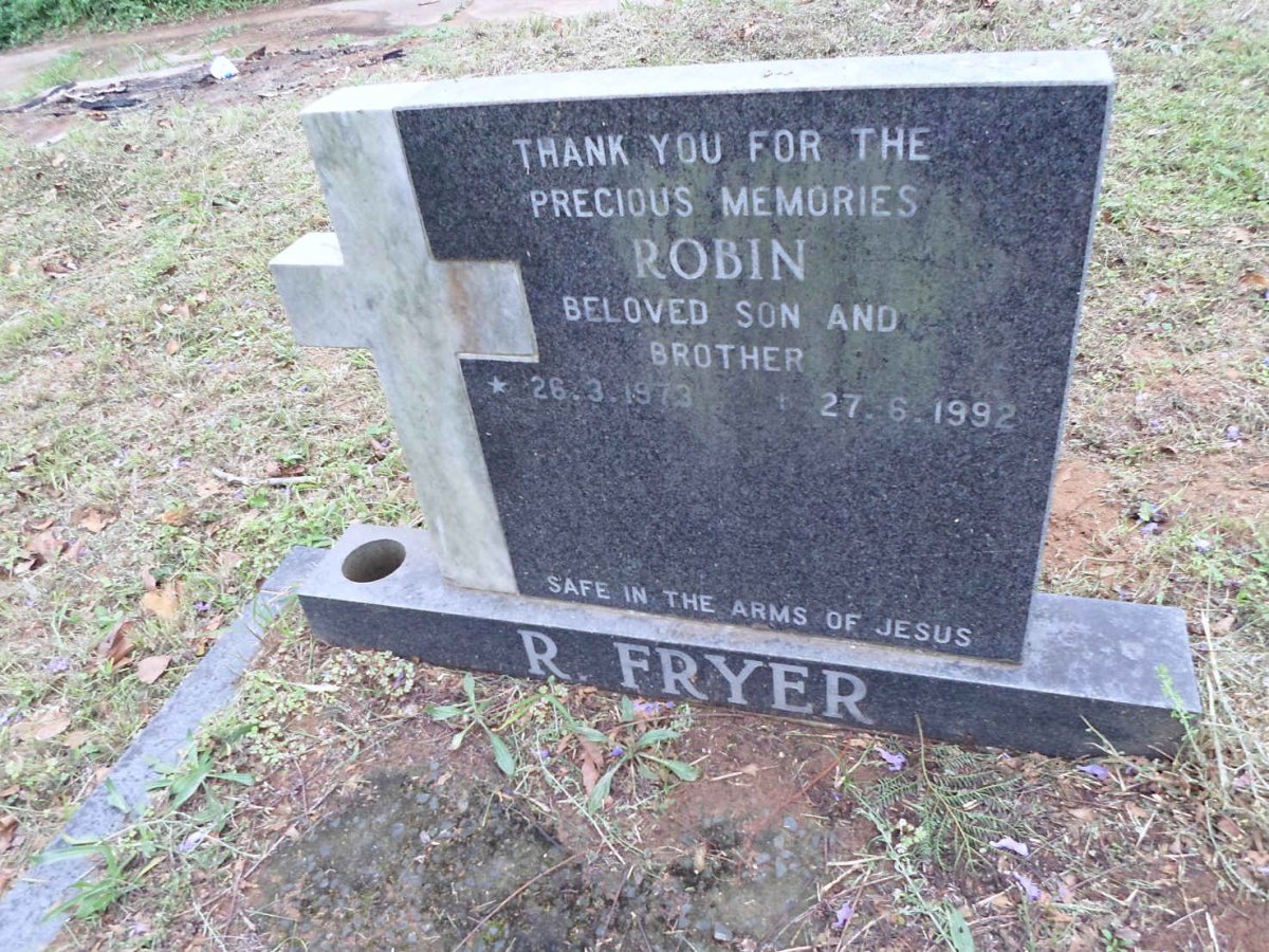 FRYER Robin 1973-1992