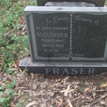 FRASER Alexander -1953