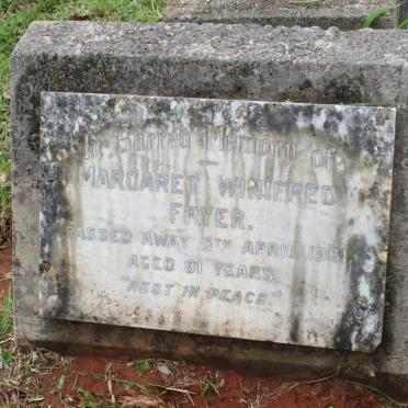 FRYER Margaret Winifred -1961