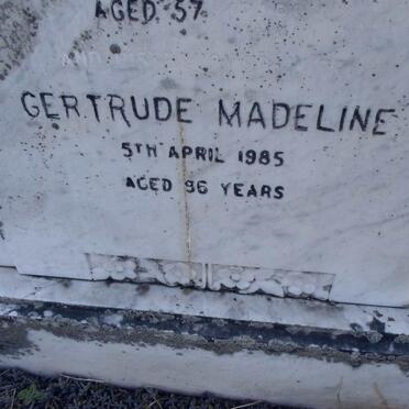 FRANKLIN Gertrude Madeline -1985