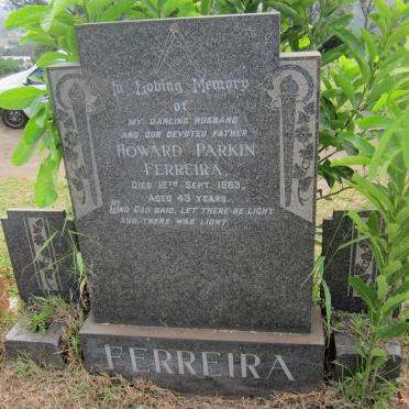 FERREIRA Howard Parkin -1963