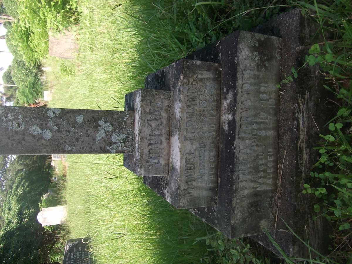 FERNANDES Manuel 1879-1952 &amp; Gabriela 1891 -1956