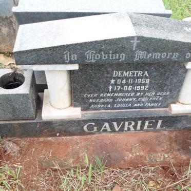 GAVRIEL Demetra 1958-1992 :: GAVRIEL Joannis 1951-2014